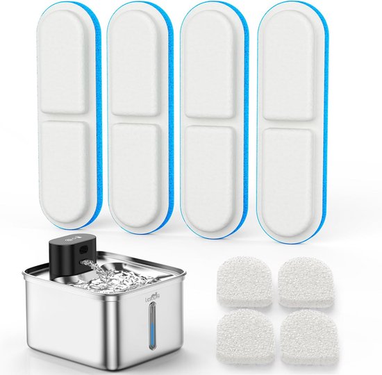 Lot De 12 Filtres Pour Fontaine à Eau Chat - Remplacement Facile, Eau Propre Et Saine
