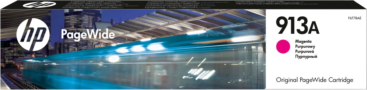 HP 913A - PageWide Inktcartridge / Magenta (F6T78AE)