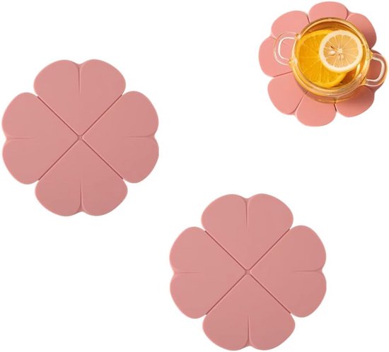 Siliconen Onderzetters Set van 12 - Antislip en Geïsoleerd - Zwart