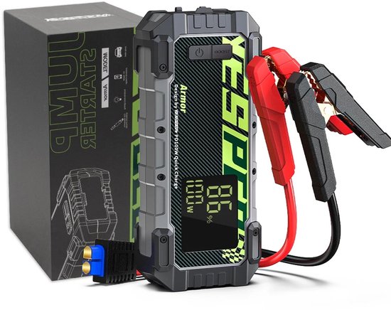 Yesper Armor Jumpstarter 20.000mAh - 12V accu booster - powerbank - noodpakket