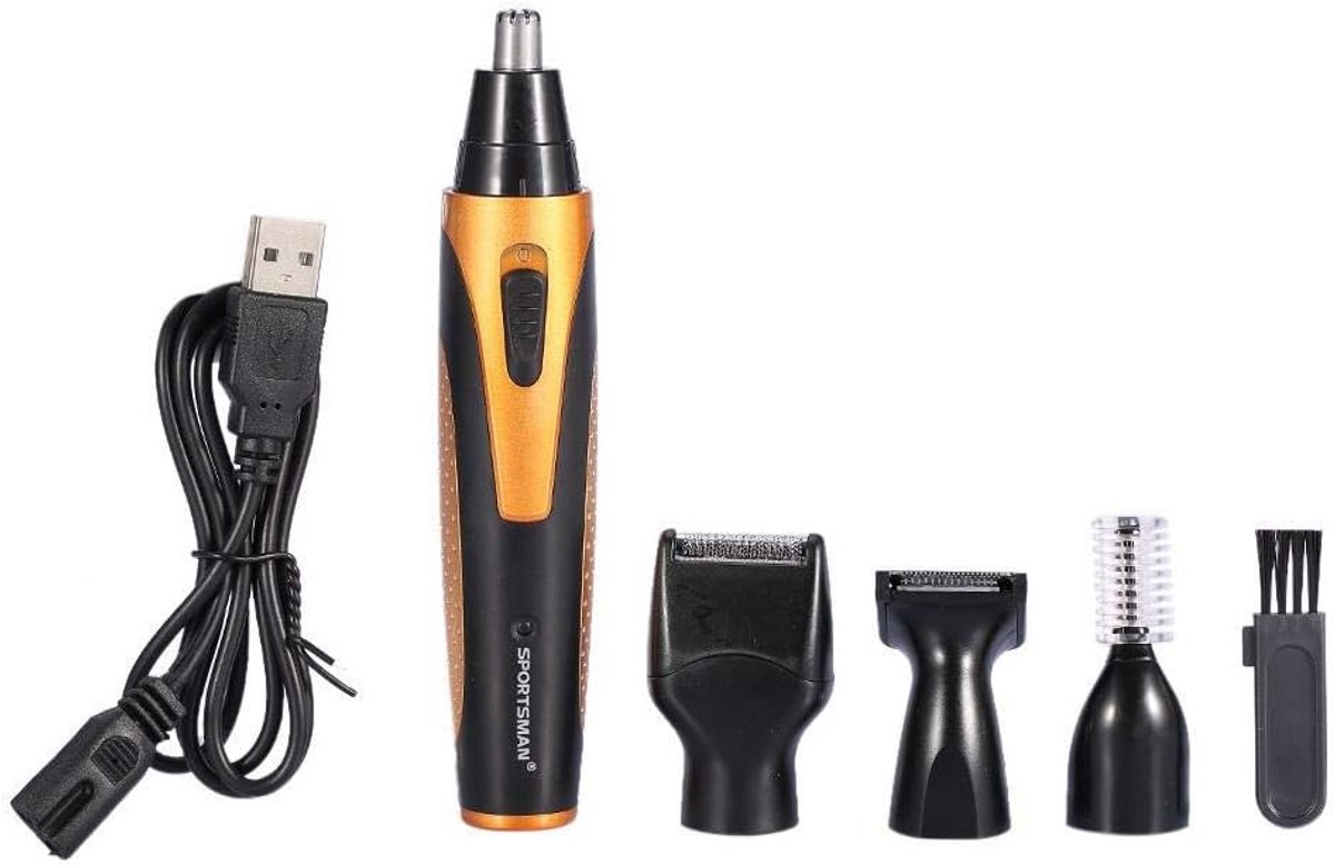 Multifunctionele 4-in-1 Oplaadbare Baard- en Neustrimmer Set