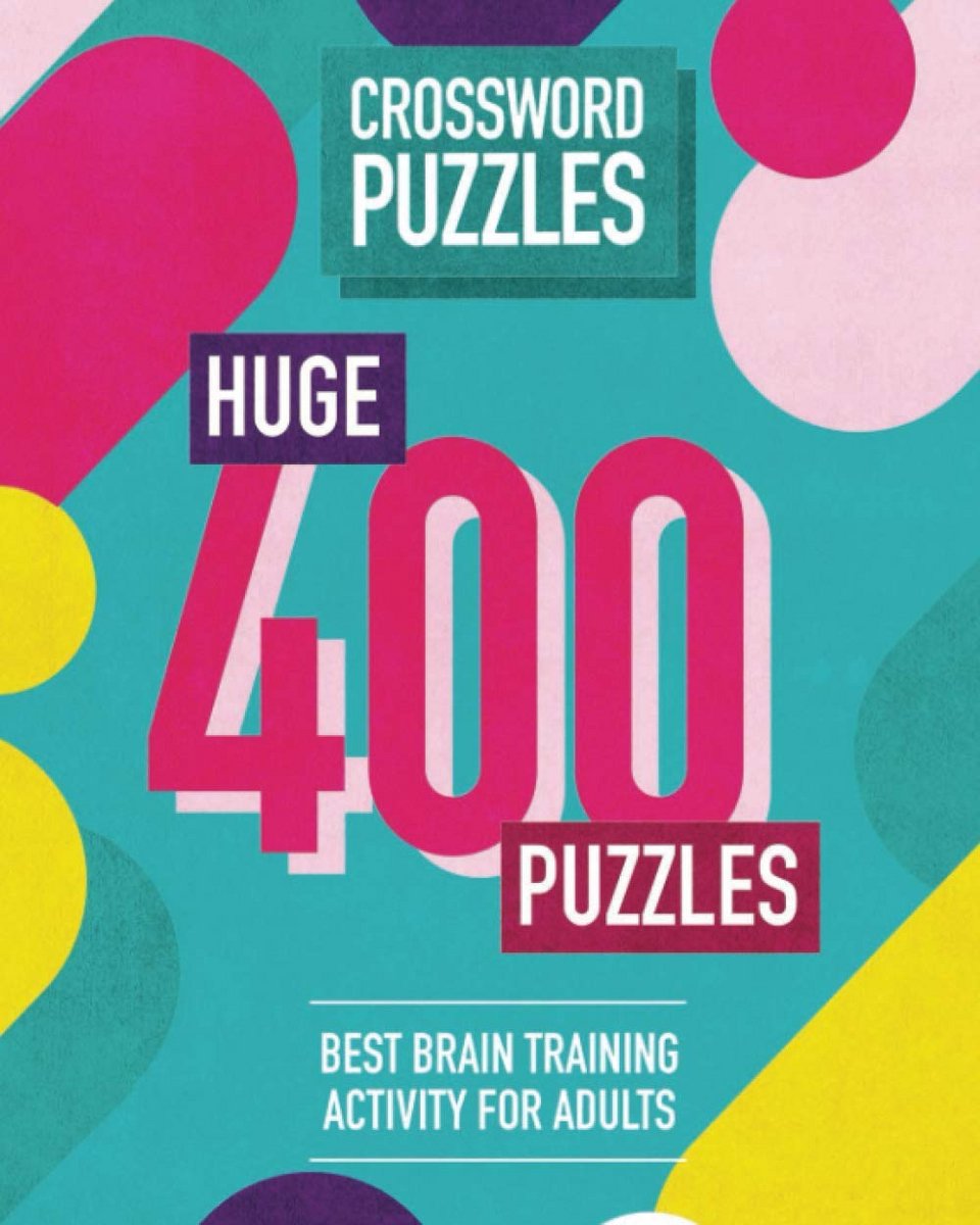 400 Grote Kruiswoordpuzzels met Oplossingen - Perfecte Hersentraining voor Volwassenen