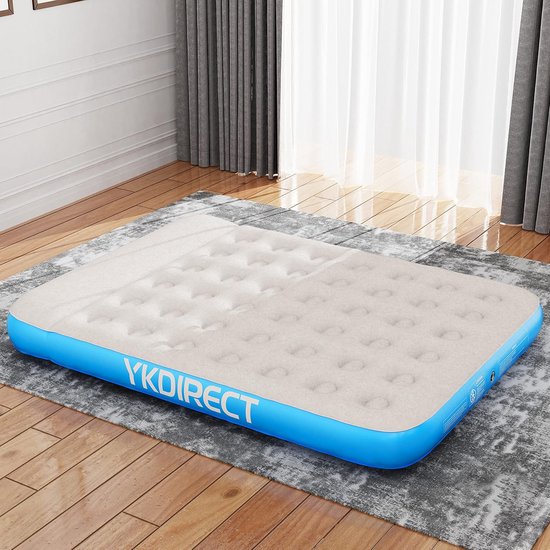Luchtbed met Ingebouwd Kussen - Waterdicht en Comfortabel voor Camping en Reizen — afbeelding 2