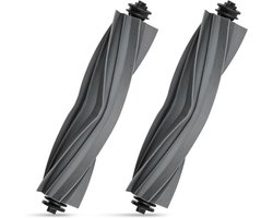 2 stuks hoofdborstel accessoires Gescht voor Dreame X40 Ultra / L10s Ultra / L40 Ultra / L10s Ultra Gen 2 / L10s Pro Ultra Heat / D10 Plus Gen 2 stofzuigerrobots, rubberen borstel vervangstukken