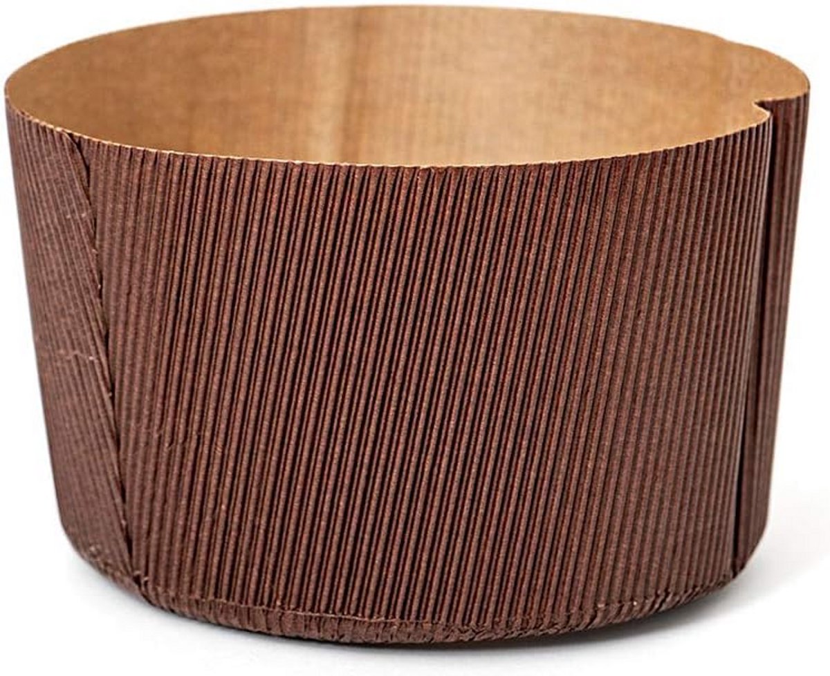 5x Set Papieren Bakvormen voor Panettone - 1000g Ovenvaste Cakevormen