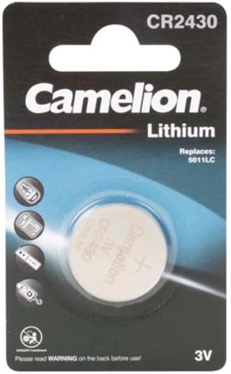 Camelion CR2430 3V 280 mAh Lithium Knoopcelbatterij