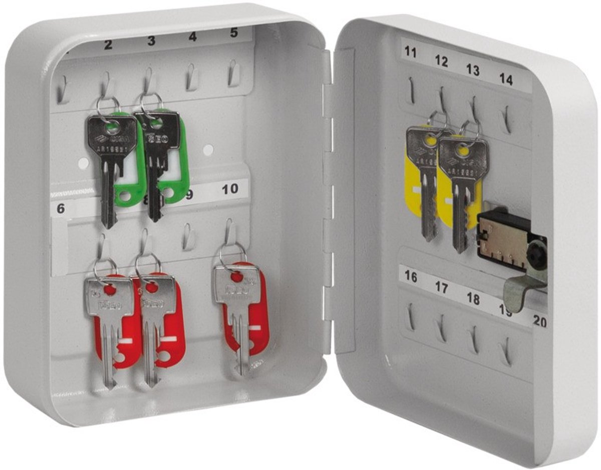Sleutelkast - Metaal - Filex Security - Filex Security KB met mechanisch cijfercombinatieslot, 20 haken