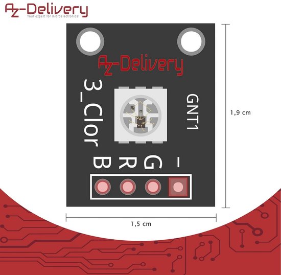 5 x KY-009 RGB LED SMD Module Sensor voor Arduino - Inclusief E-Book | bol
