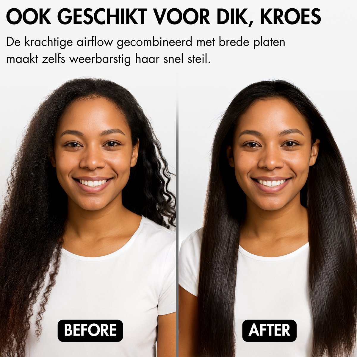 RD Commerce Sansbeauté Sanstraight Stijltang Wet-to-Dry 2-in-1 - afbeelding 3