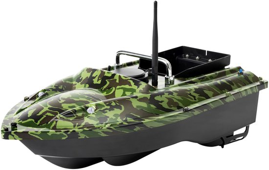 Bateau amorce pour la pêche Bateau de pêche Chercheur de poisson sans fil RC 500M Télécommande Bateau amorce pour la pêche de nuit