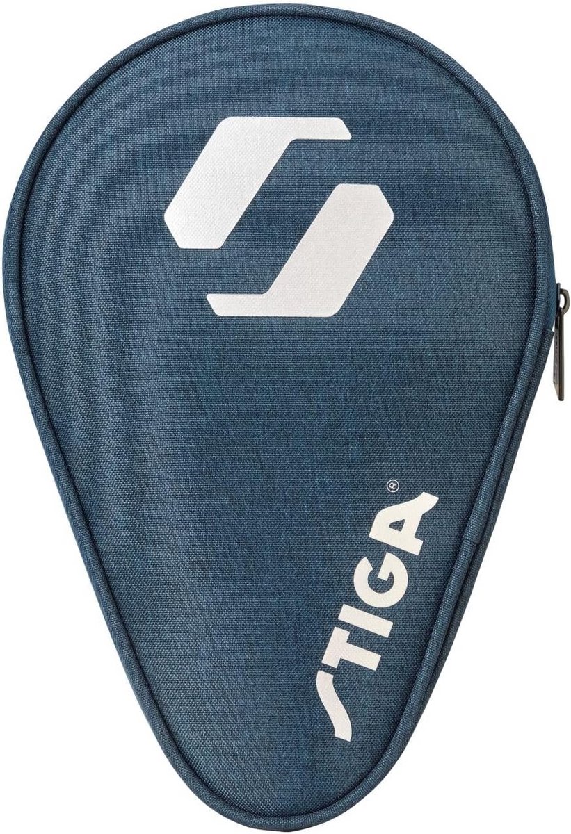 Tafeltennisracket hoes waterdicht Oxford-nylon 1-vaks beschermhoes blauwgroen