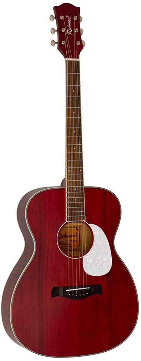Richwood HSA-35-MRD Heritage Series Auditorium massief ceder bovenblad mat rood