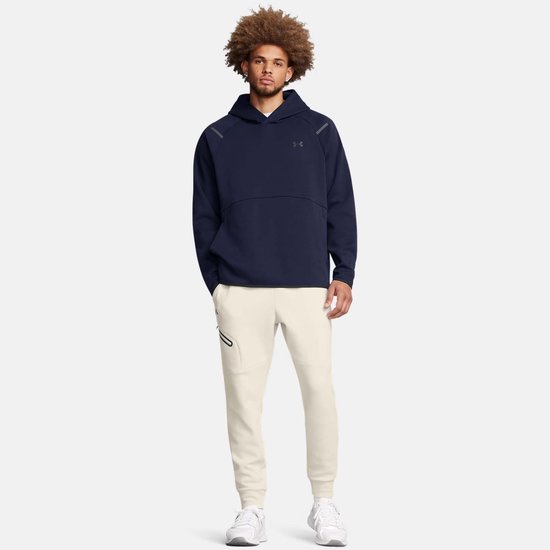 Under Armour Unstoppable Flc Jogger Summit white/black van Under Armour — afbeelding 3