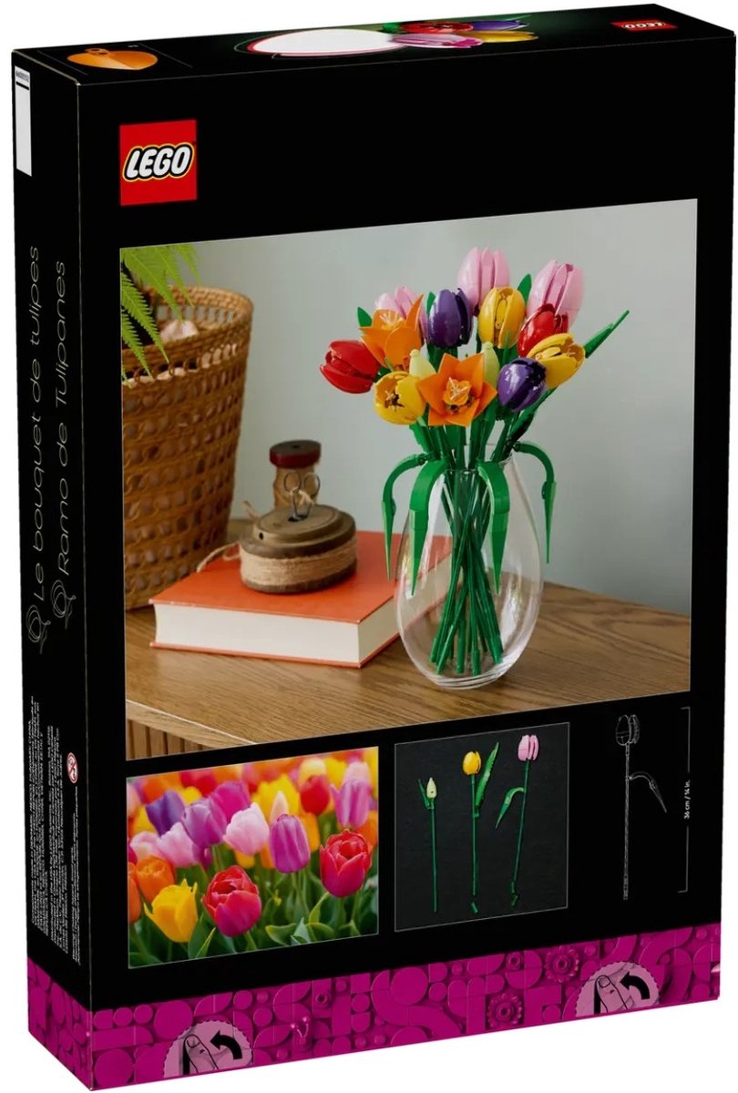 LEGO® Botanicals Boeket met Tulpen Bloemendecoratie - 11501 — afbeelding 19