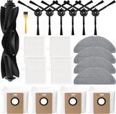 20 stuks vervangende accessoires - geschikt voor Tapo RV30 Max - RV30 Max Plus - RV20 Max - RV20 Max Plus robotstofzuiger