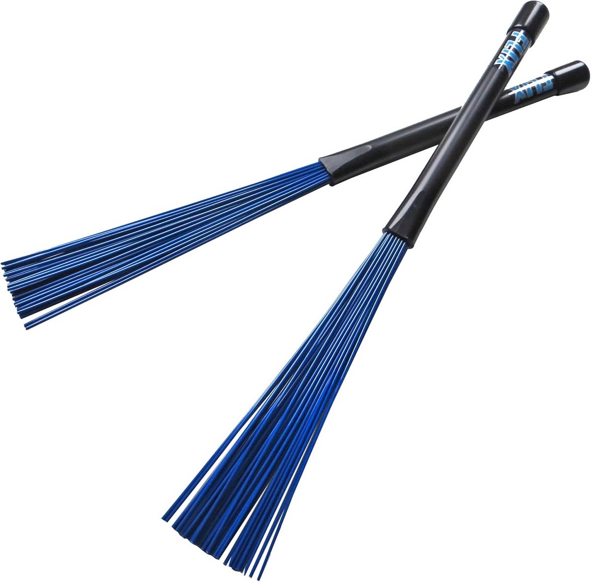 Drumborstel Jazz Broom - Hoge Kwaliteit - Perfecte Balans - Donkerblauw - voor Drums en Cymbals