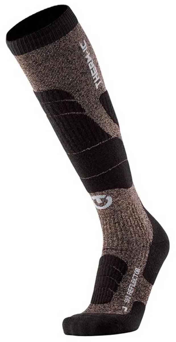 Therm-ic Ski Merino Reflector Sokken Grijs EU 42-44 Man,Vrouw