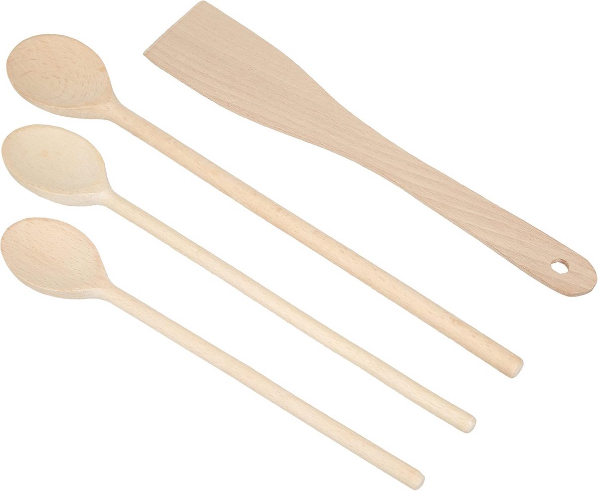 Keuken Spatel Beukenhout Beige 35 X 5.5 X 2 cm