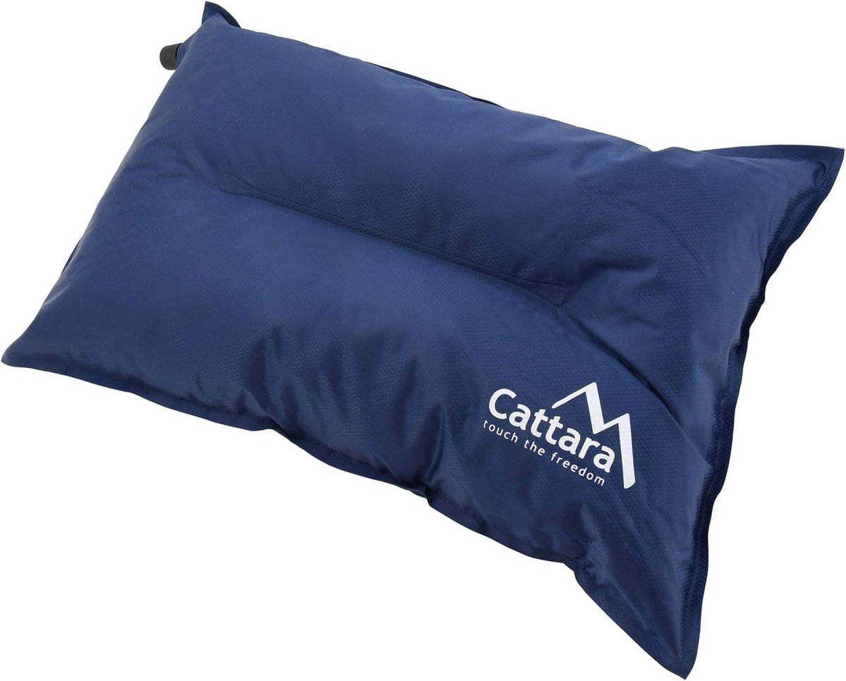 Zelfopblazend kussen - 42 cm - blauw
