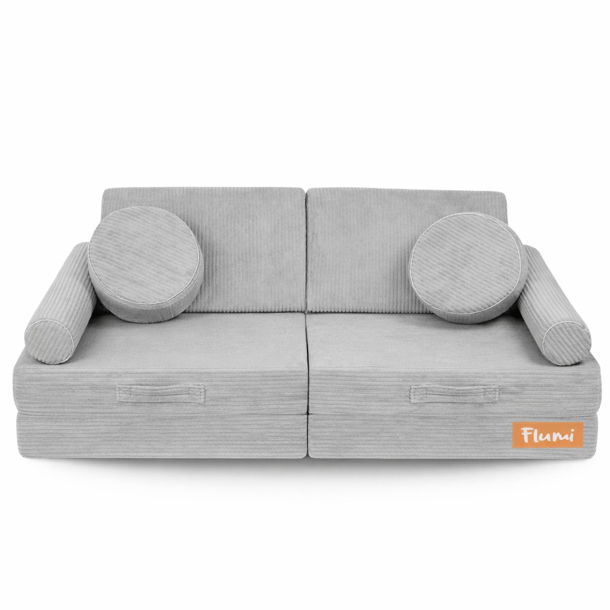 Flumi modulaire schuimsofa 10-delig voor kinderen en volwassenen, Montessori speelbank, af