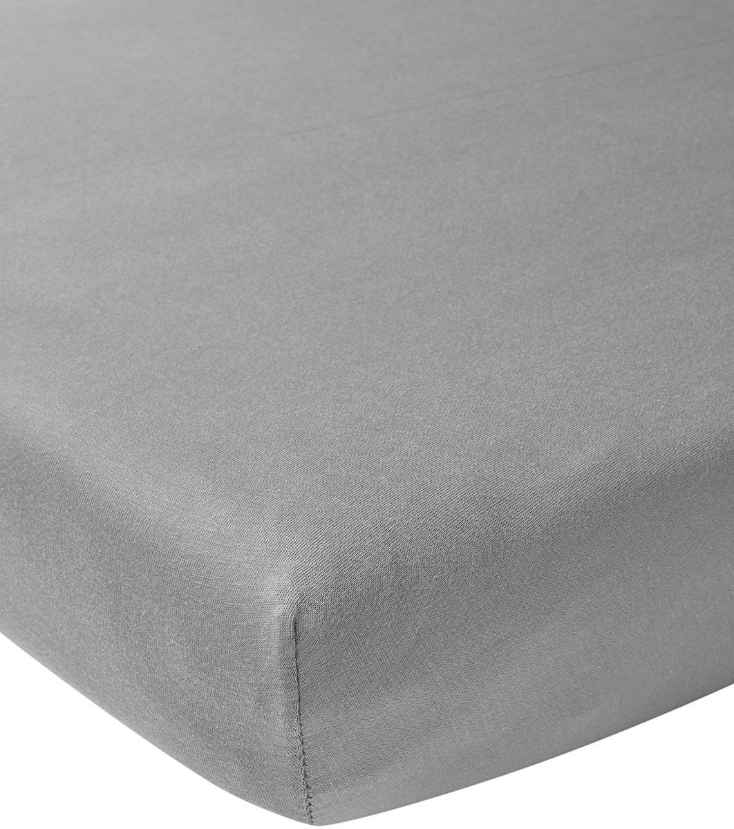 Unyqoos Grijs Jersey Hoeslaken voor Bijzetbed 50x90 cm van 100% Katoen