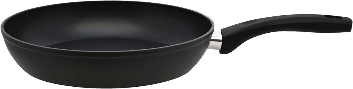 Aluminium Koekenpan 24 cm - Set van 2 Zwarte Pannen
