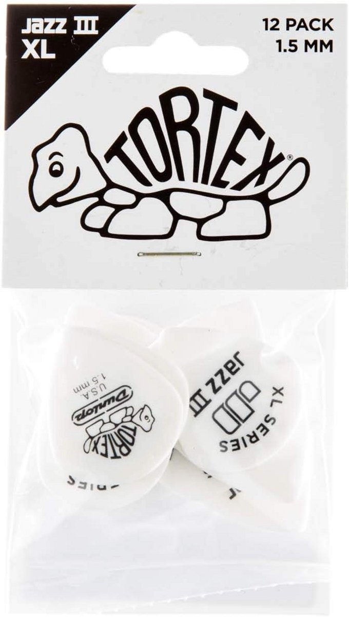 Plectrums voor Jazzgitaristen - 1.5 mm XL Plectrums met Geweldige Grip