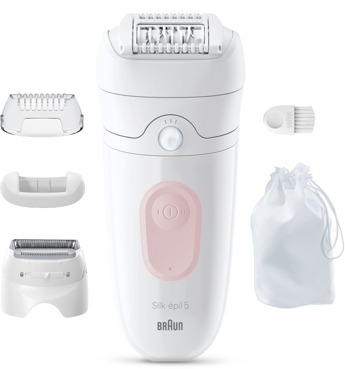 Braun Silk·épil 5 5-041 - Wet&Dry Epilator - Eenvoudige Haarverwijdering - Langdurig Gladde Huid - Ladyshave Scheerkop en Trimmerkam thumbnail 2