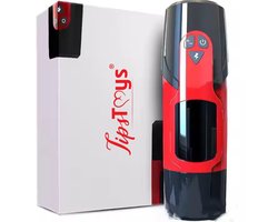 TipsToys® Oplaadbare Masturbator voor Mannen – Automatische Pocket Pussy / Fleshlight met Rotatie & Thrusting - Zuigfunctie USB Oplaadbaar - Handsfree Zuignap Seksspeeltje voor Mannenn
