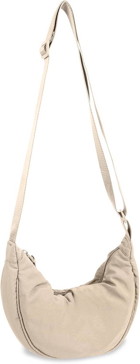 Crossbody Tas voor Volwassenen - Uniseks Halve Maan Sling Bag