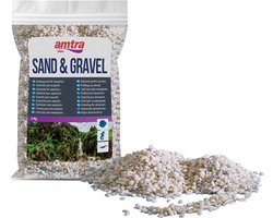 Natuurlijk Aquariumgrind - Decoratieve Witte Korrels 2-5 mm, 2KG