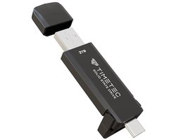 Draagbare Externe SSD 2TB USB 3.2 Gen2 Type C - Ultralicht en Aluminium