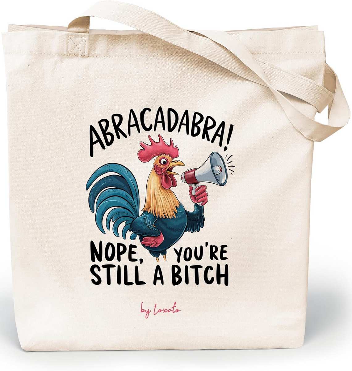 Grappige Bedrukte Jute Shopper Tas - Duurzaam en Trendy