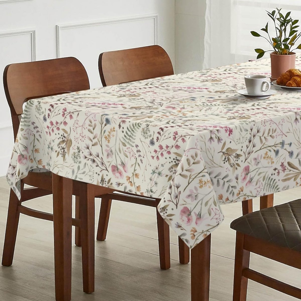 Afwasbaar Tafelkleed Katoen Polyester 180x100cm - Waterdicht en Vlekbestendig Tafelzeil