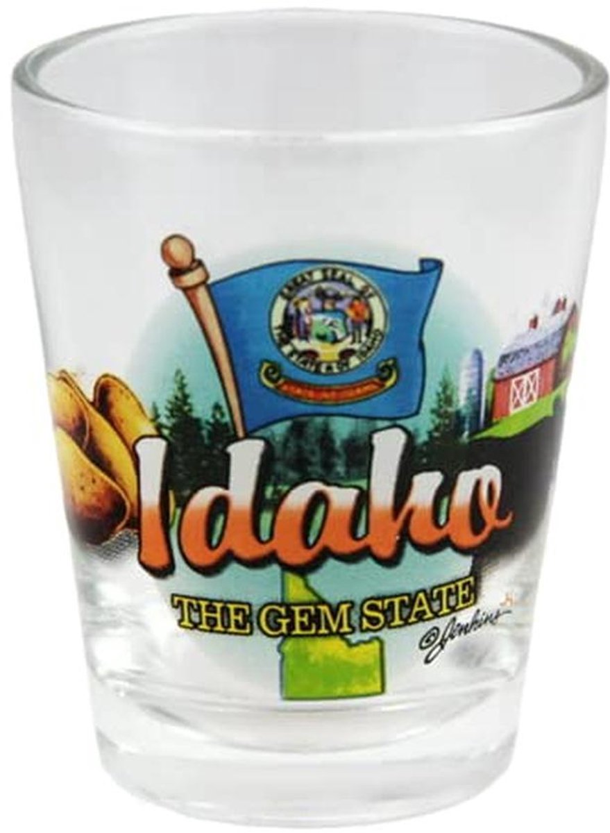 Souvenir Shotglass uit Idaho – Uniek aandenken