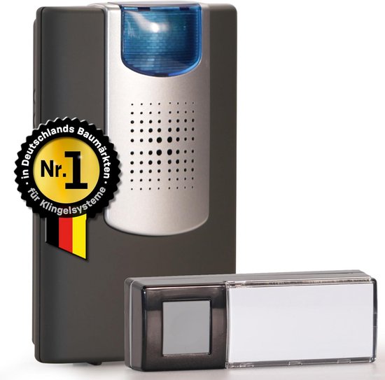 GreenBlue Kinetische Deurbel GB157 B - Draadloos - 38 melodieën