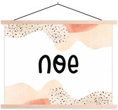 Porte-affiche avec affiche - Affiche scolaire - Noe - Pastel - Fille - 60x45 cm - lattes vierges