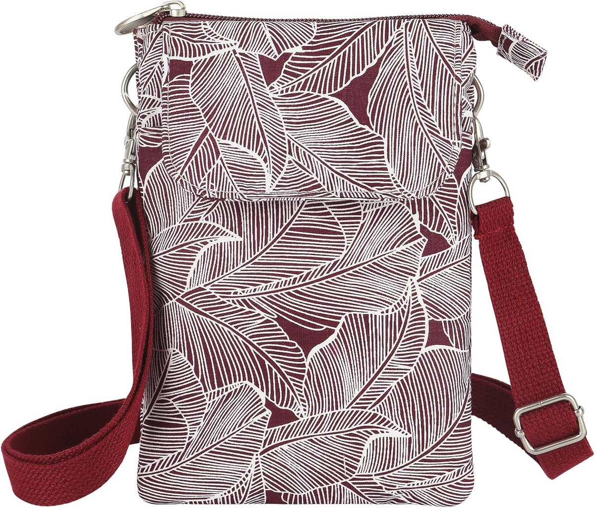 Compacte Cross Body Telefoontas voor Vrouwen - Lichtgewicht Mini Schoudertas voor Reizen en Hondenuitlaat