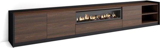 Hoek Tv-meubel - Open Opbergrek - Tot 43 Inch - Retro Grijs Hoek Tv-meubel - Open Opbergrek - Tot 43 Inch - Retro Grijs