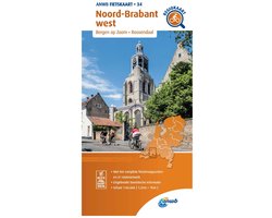 ANWB Fietskaart - Fietskaart Noord-Brabant west 1:66.666