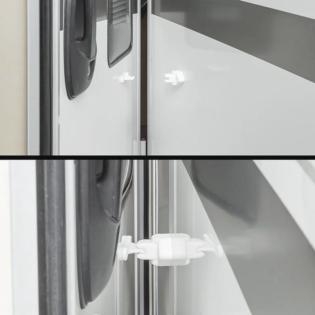 Set van 2, 4, 6 of 8 deurvergrendelingen voor caravans - Ideaal voor camperdeuren en servicekleppen