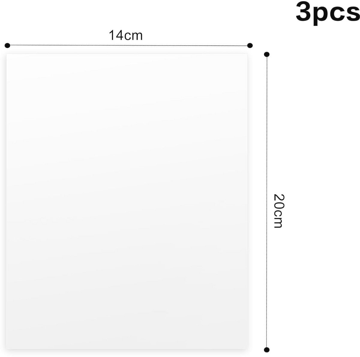 FEP Film voor 3D-printer - 3 Stuks Reserveonderdelen 140 x 200 x 0,15 mm