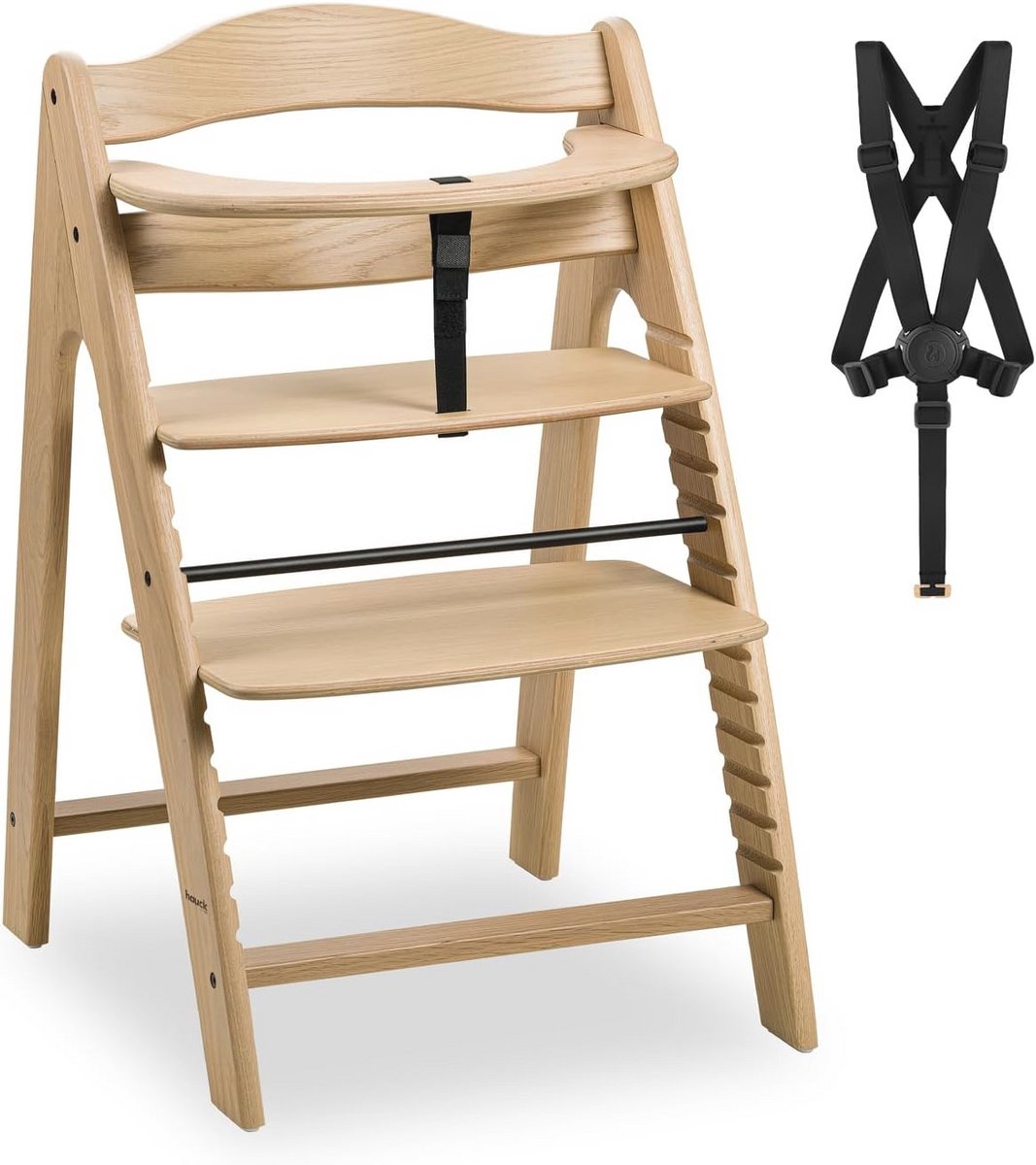 Verstelbare Houten Kinderstoel voor 6 Maanden en Ouder - Ergonomisch en Veilig