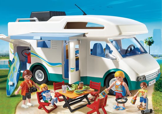 PLAYMOBIL Grote familie-camper - 6671