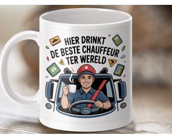 Mok Beste Chauffeur, Grappige Trucker Beker, Cadeau voor Vrachtwagenchauffeur, Chauffeur Beker, Koffie Mok, Theemok, Nieuwigheid Mok