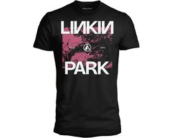 CRAZY FOR ROCK Linkin Park Heren T-shirt van katoen, zacht en ademend zwart T-shirt voor heren met originele en duurzame print, uniseks voor volwassenen en jongens