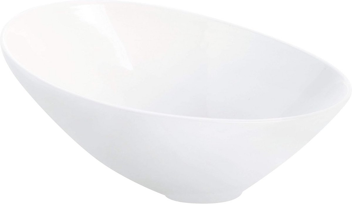 Asymmetrische Kom Asimmetrisch 11,5 cm - Fijn Bone China Porselein Wit