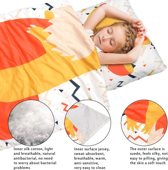 3-in-1 Slaapzak met Hoofdkussen en Dekentje voor Peuters en Kleuters — afbeelding 5