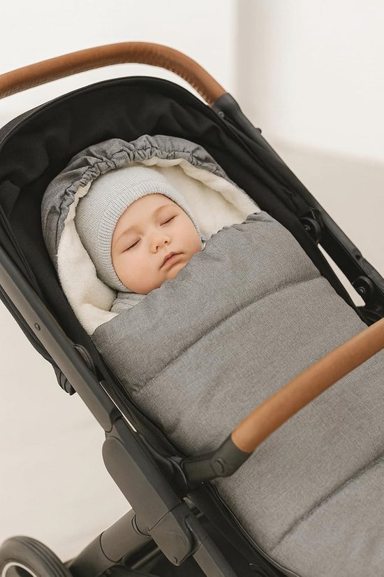 Winter voetenzak en slaapzak voor baby - waterdichte inslagdeken voor kinderwagen en wieg van Merkloos — afbeelding 3