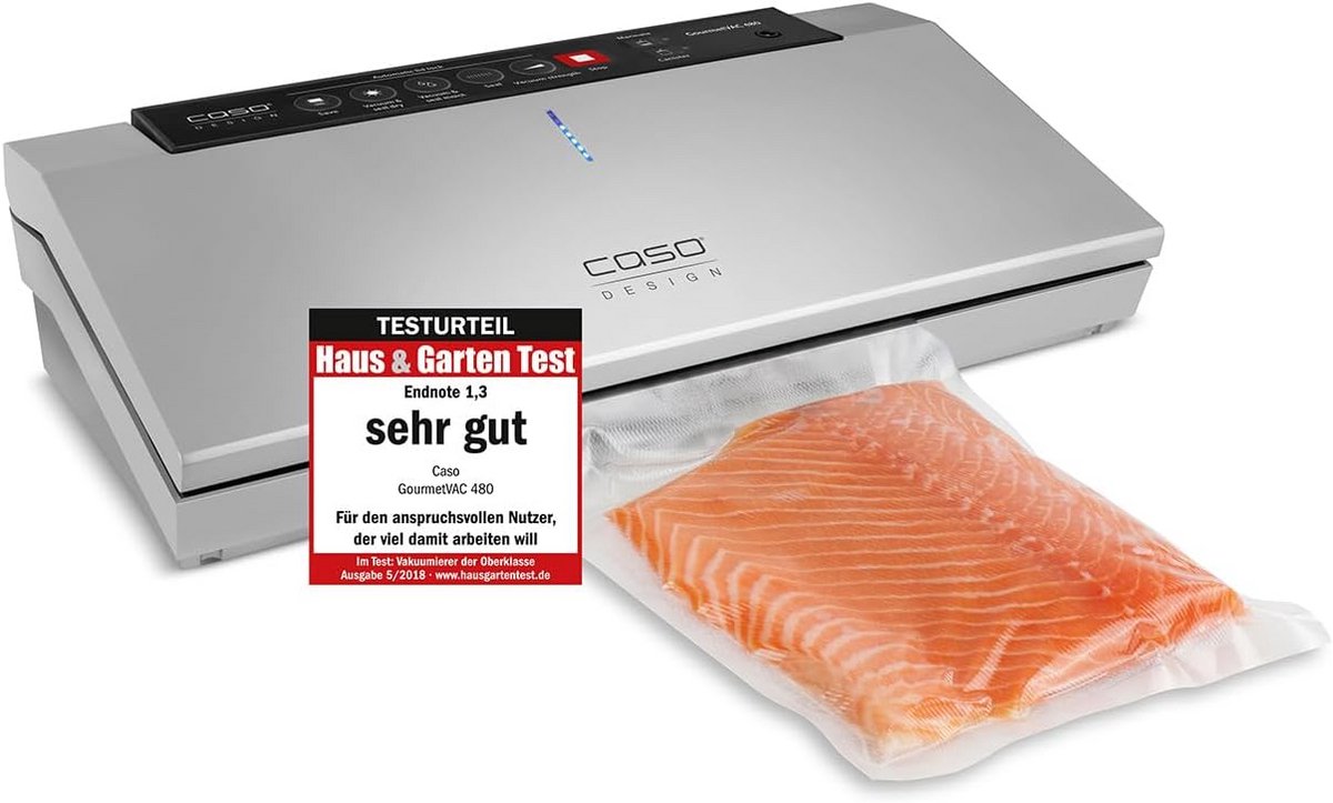 Vacuümmachine met dubbele lasnaad en regelbare vacuümsterkte